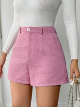 Privé Women Pink Chunky Knit Casual Shorts